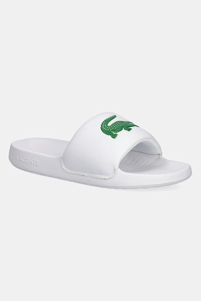 Lacoste papuci SERVE SLIDE 1.0 alb 49CMA0021