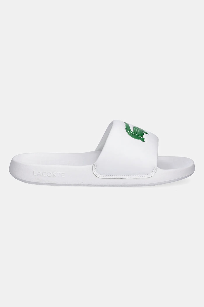 Lacoste papuci SERVE SLIDE 1.0 49CMA0021 alb SS25