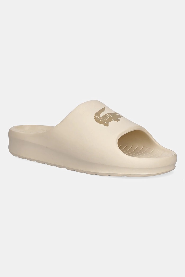 Lacoste papuci SERVE SLIDE 2.0 bej 49CMA0024