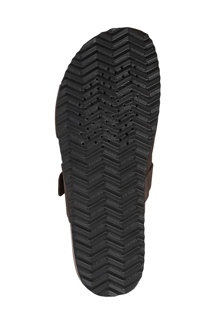Nubukové šľapky Geox U SANDAL GHITA U159VB.00032.C6024