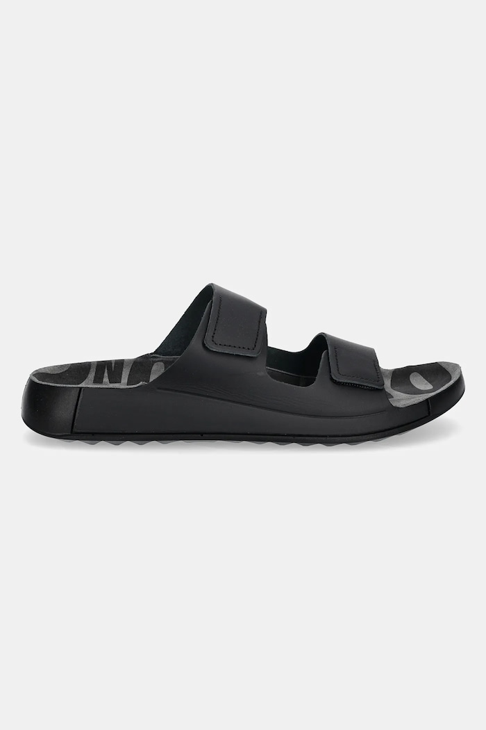 Ecco slapi de piele Cozmo 2-Strap 500904.01001 negru SS25