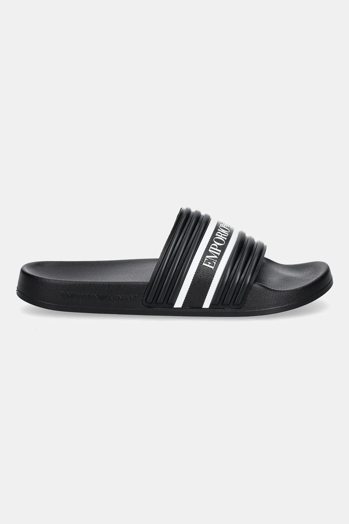 Emporio Armani Underwear ciabatte slide XVPS14.XR277.U532 nero SS25
