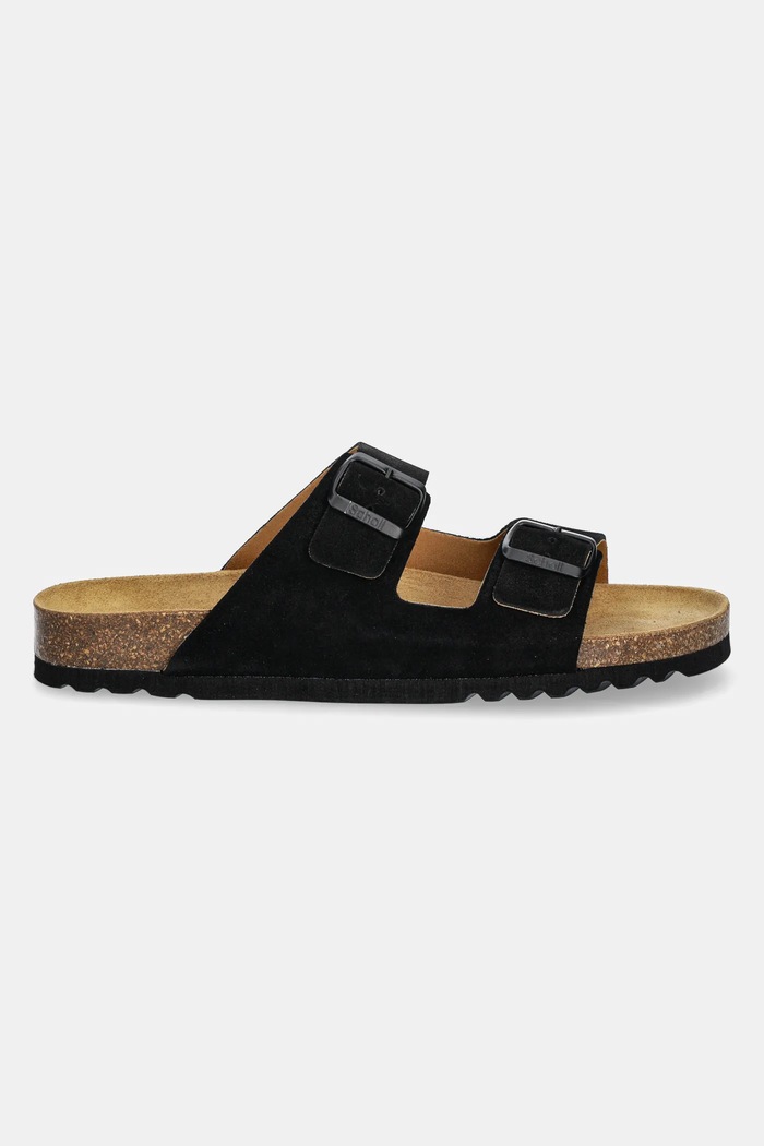 Semišové pantofle Scholl JULIEN F300741004 černá SS25