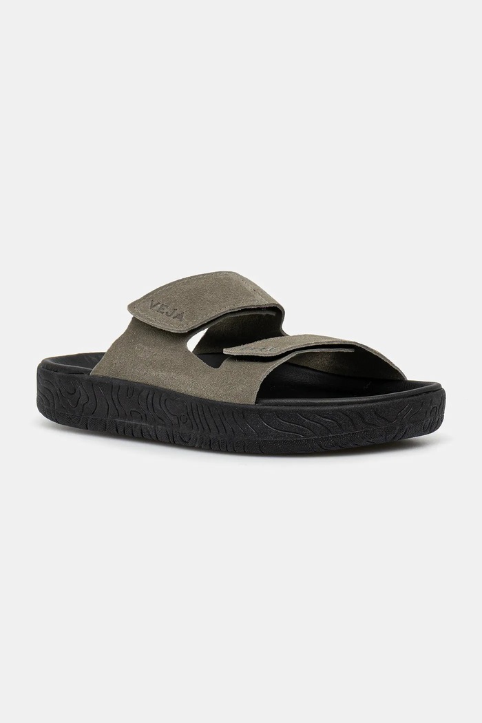 Veja suede sliders Etna Planet friendly green SA3220676B
