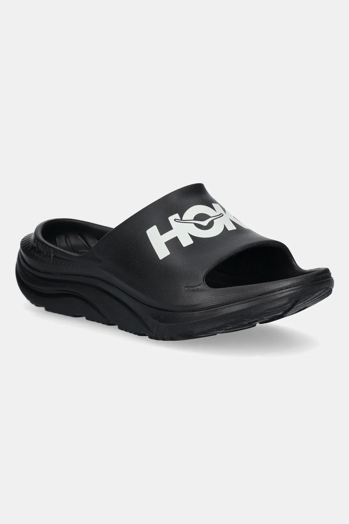 Šľapky Hoka Ora Athletic Slide plochý čierna 1155154