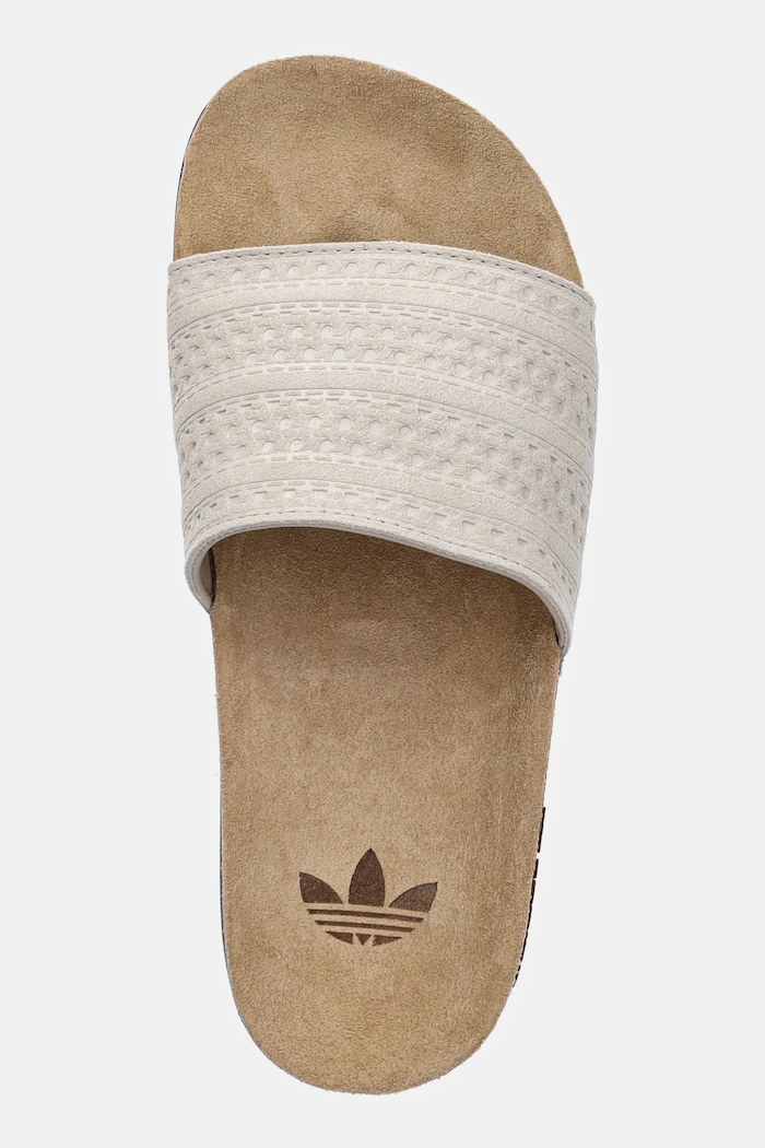 Замшевые шлепанцы adidas Originals Adilette RS серый IH6148