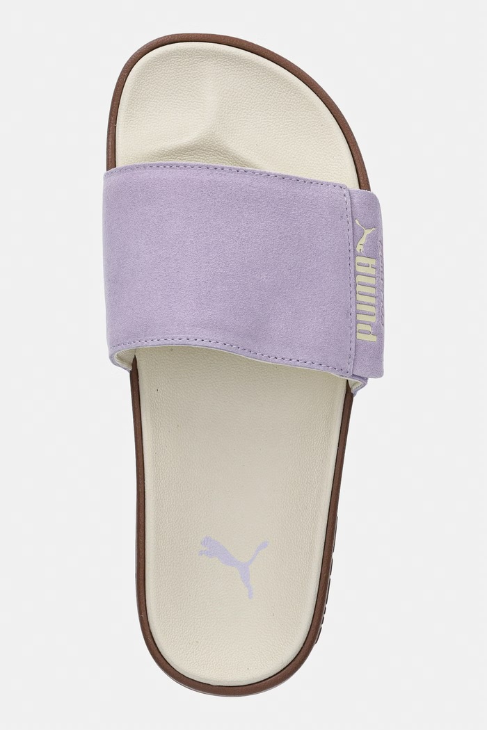 Puma шльопанці замшеві Leadcat 2.0 Palermo Foil фіолетовий 399041