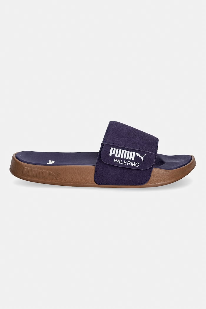 Puma klapki zamszowe Leadcat 2.0 Palermo Foil 399041 fioletowy SS26