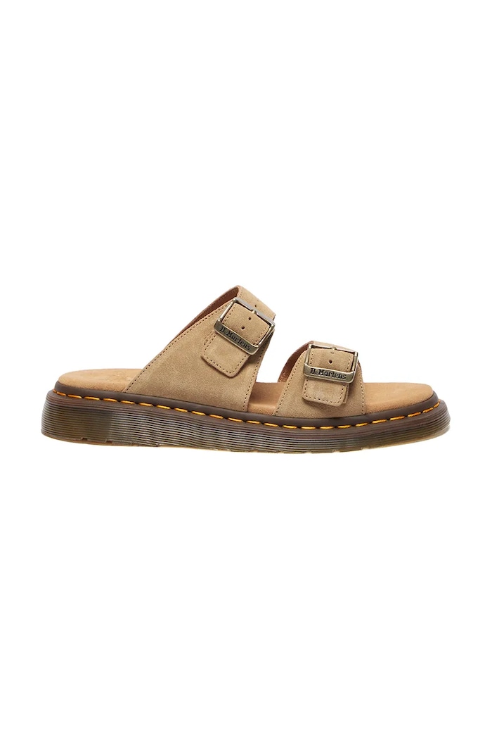 Natikače od brušene kože Dr. Martens Josef ostalo bež DM41083200