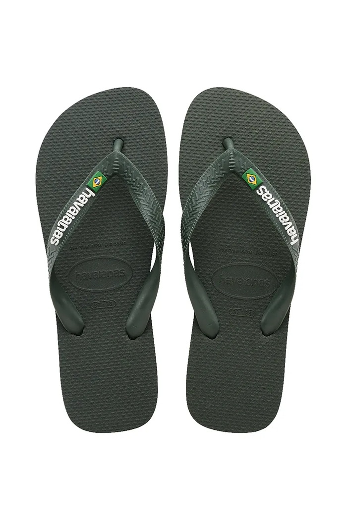 Havaianas klapki BRASIL LOGO syntetyczny zielony 4110850.5983