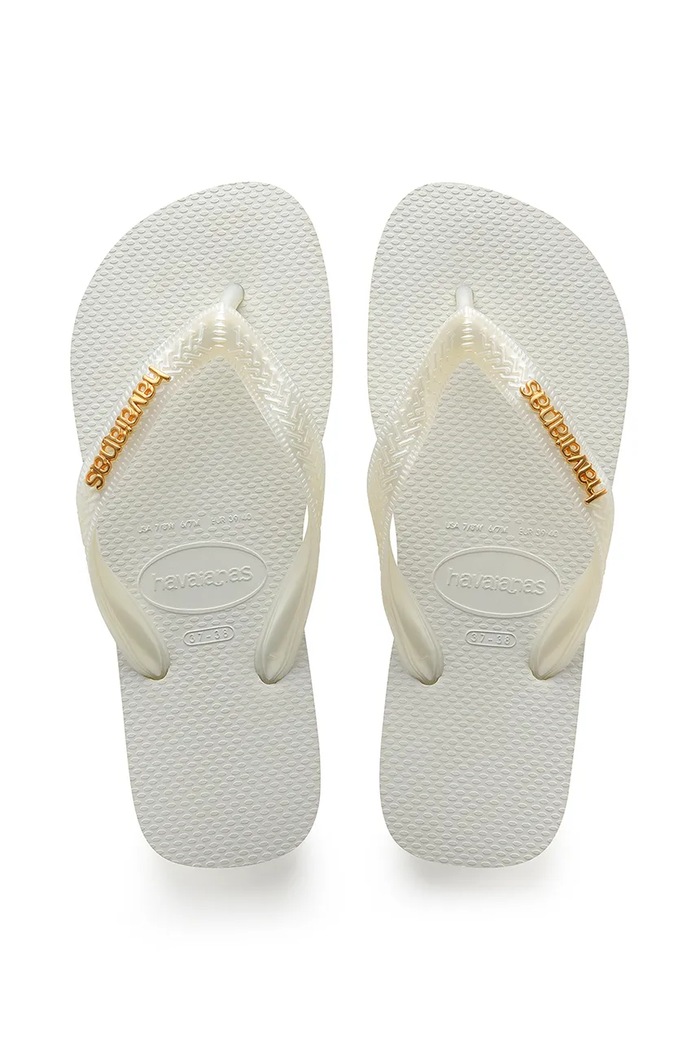 Havaianas japonki LOGO syntetyczny biały 4127244.0001