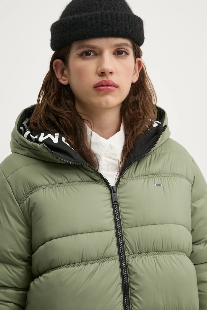 Bunda Tommy Jeans DW0DW20184 zelená SS25