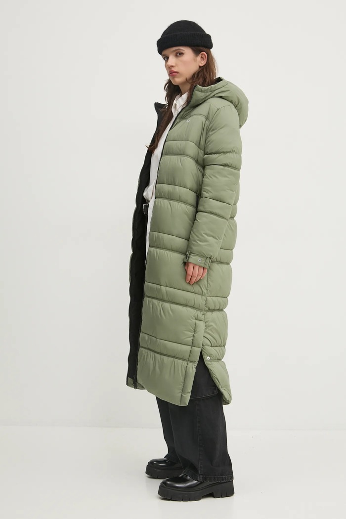 Bunda Tommy Jeans zelená DW0DW20184