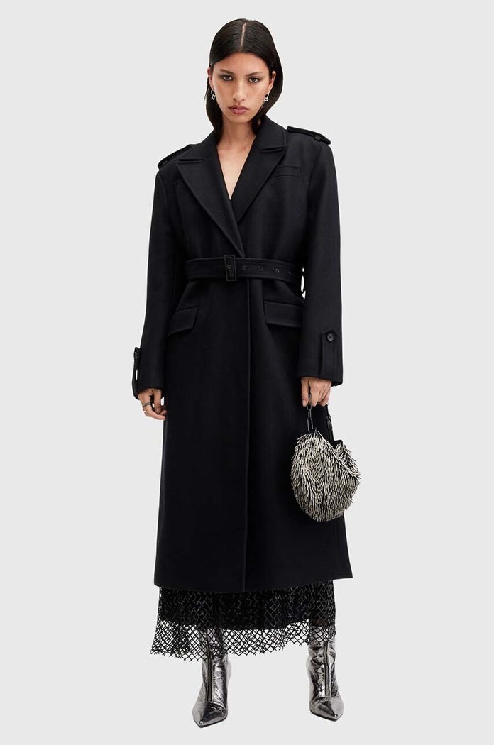 Μάλλινο παλτό AllSaints AUGUSTA W058OA