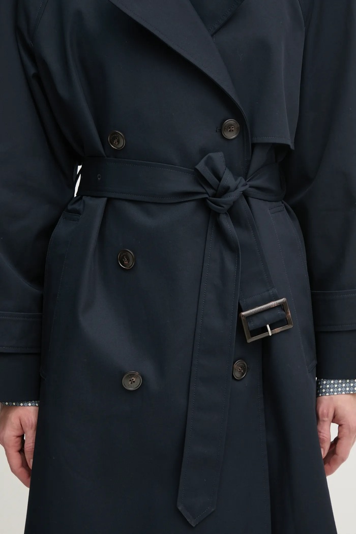 Pamučni baloner Tommy Hilfiger WW0WW45918 mornarsko plava
