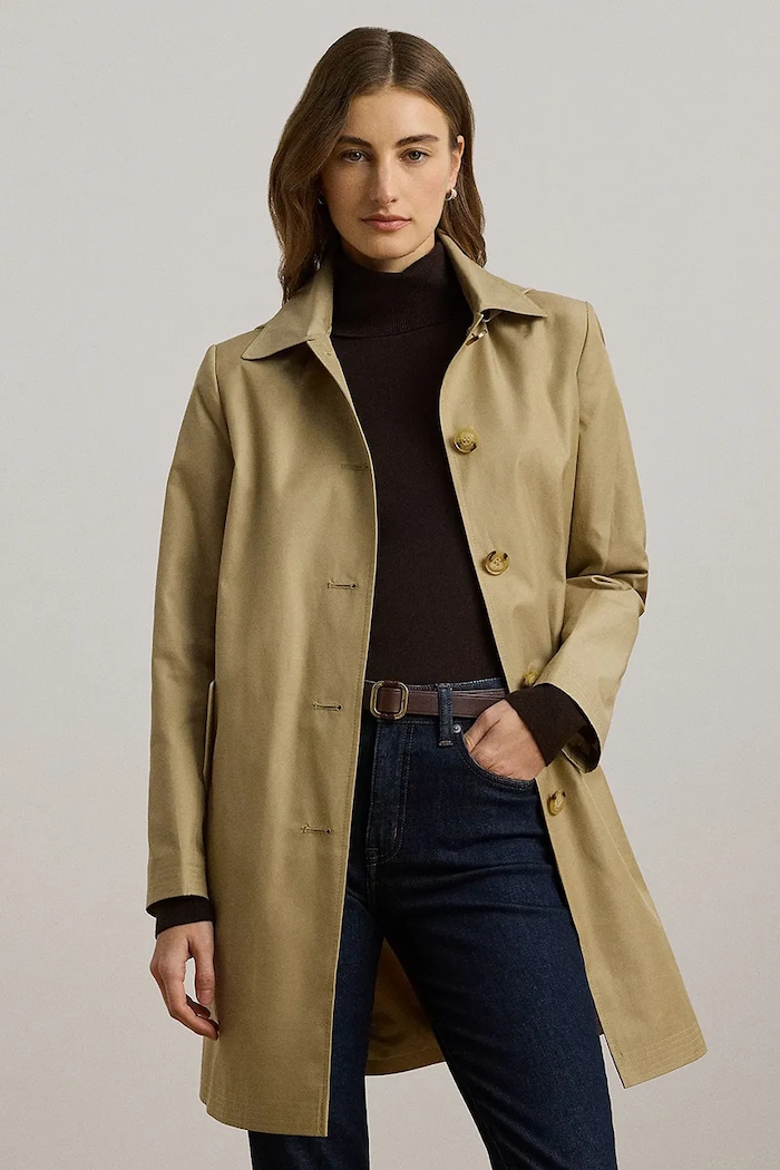 Kabát Lauren Ralph Lauren nezateplené béžová 297967121
