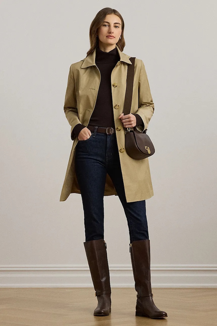 Oblečení Kabát Lauren Ralph Lauren 297967121 béžová