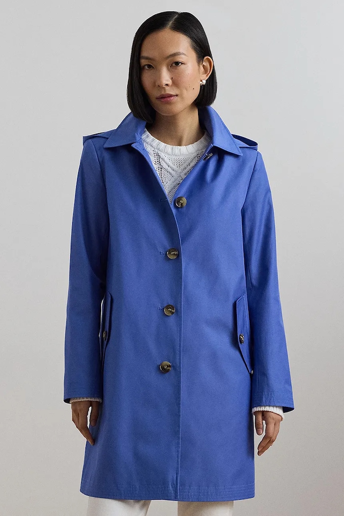 Kabát Lauren Ralph Lauren nezateplené modrá 297967121