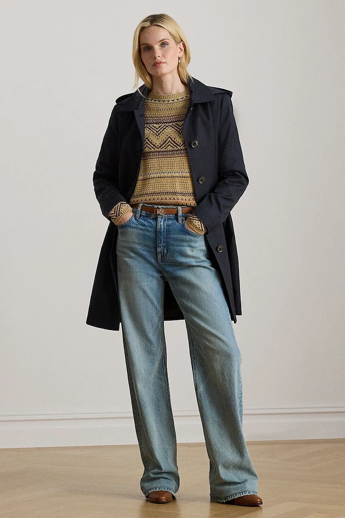 Oblačila Plašč Lauren Ralph Lauren 297967121 mornarsko modra