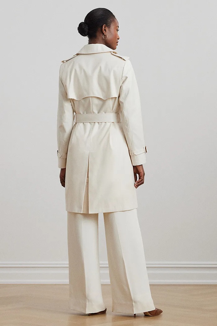 Trench kabát Lauren Ralph Lauren 297967122 béžová SS26