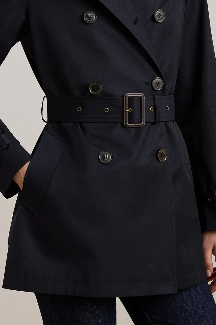 Lauren Ralph Lauren płaszcz 297967126 granatowy