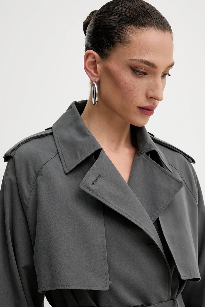 Pinko trench grigio 104599.A2BX