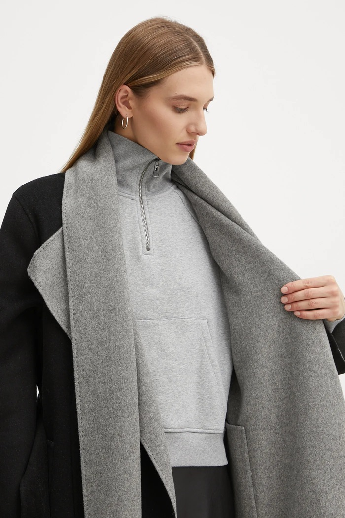 Oboustranný vlněný kabát Karl Lagerfeld A1W15018