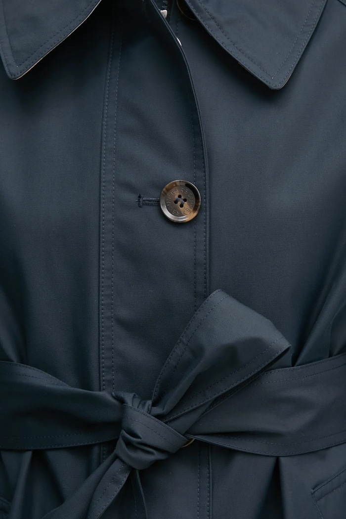 Barbour płaszcz LSP0198NY71 granatowy
