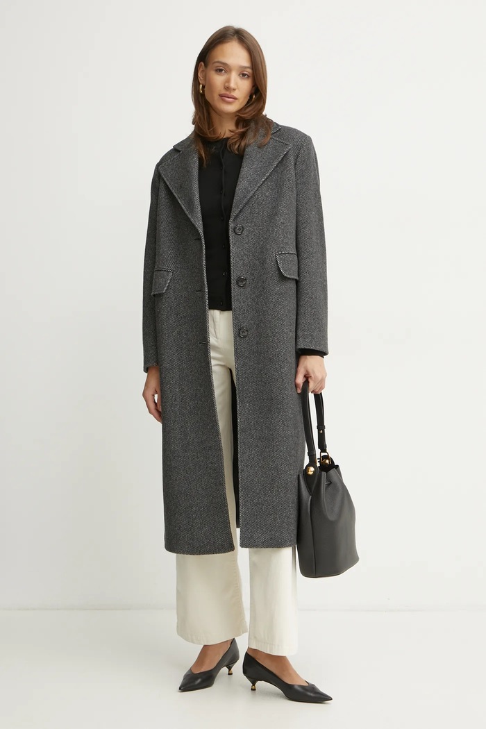 Max&Co. Vuneni kaput MAX&Co. 2516011021200 siva SS25