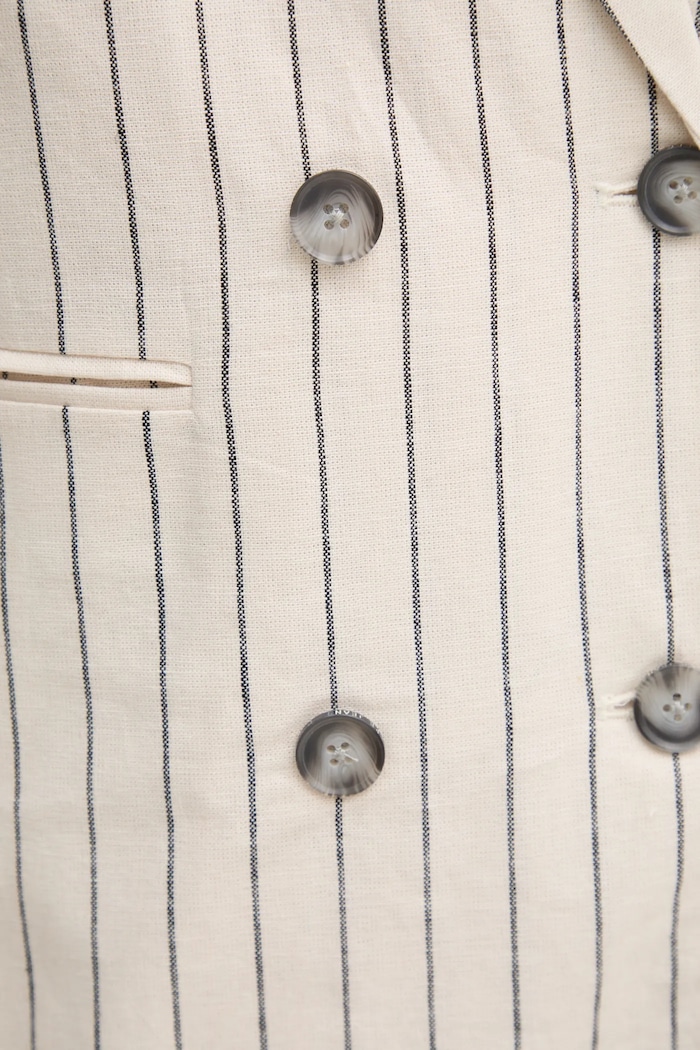 Plátěné sako Pepe Jeans HANNAH PL402589 béžová