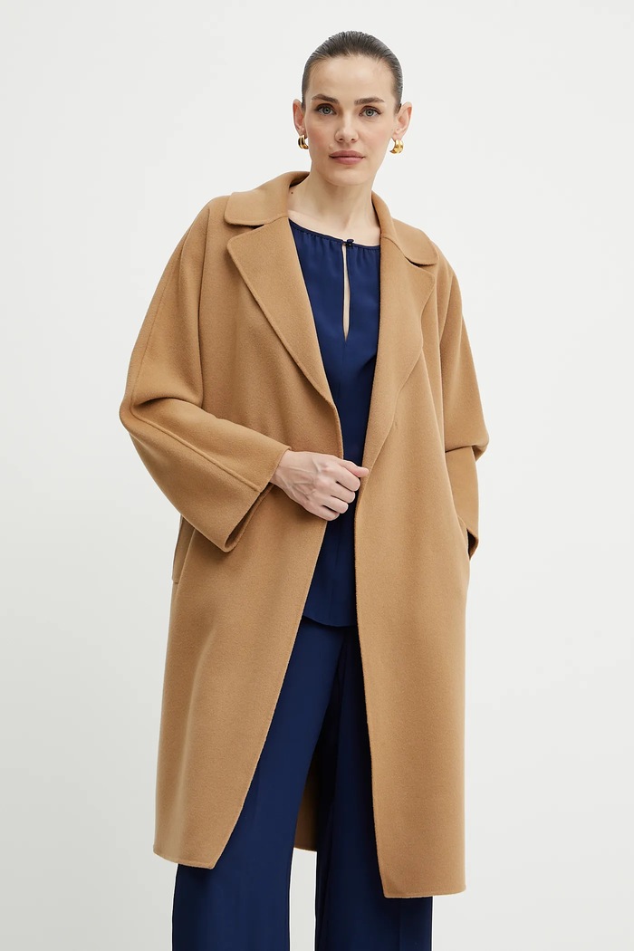 Weekend Max Mara gyapjúkabát barna 2515011011600