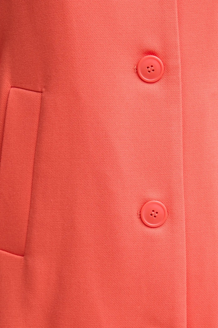 United Colors of Benetton płaszcz 2YEBDN07N pomarańczowy