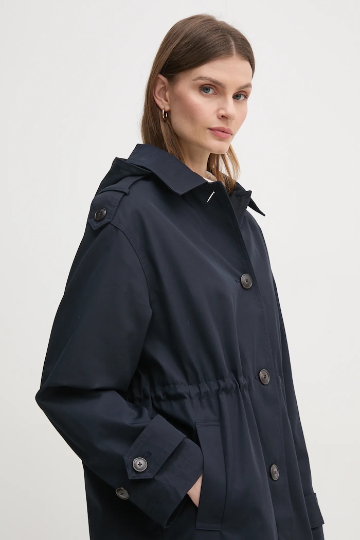Kaput Tommy Hilfiger mornarsko plava WW0WW43742