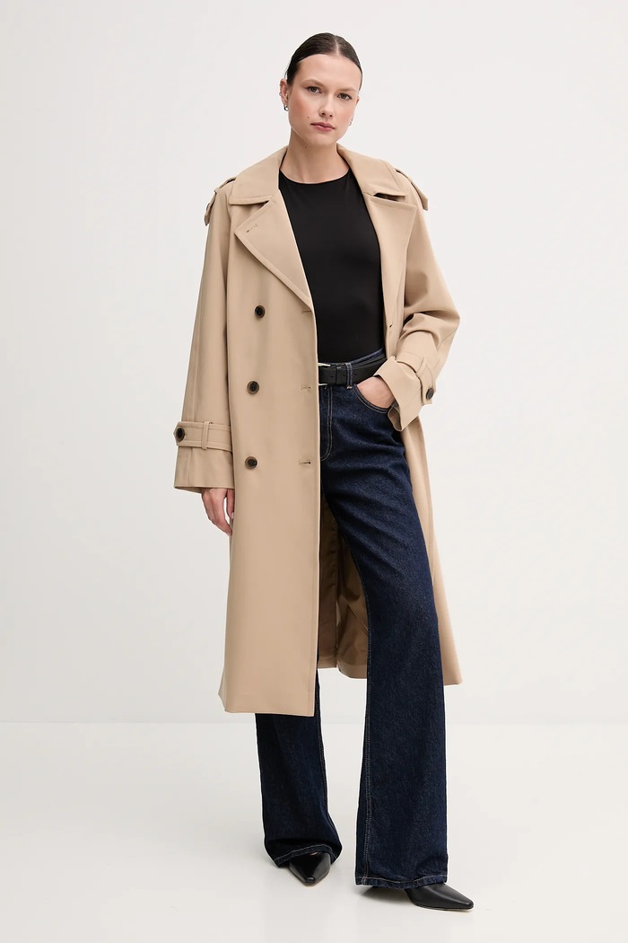 Dkny kabát DLEMPQ97 zöld SS26