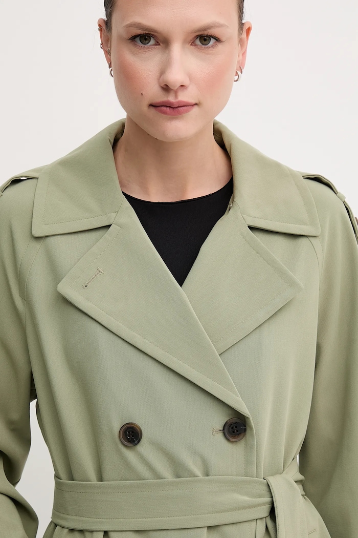 Палто Dkny зелен DLEMPQ97
