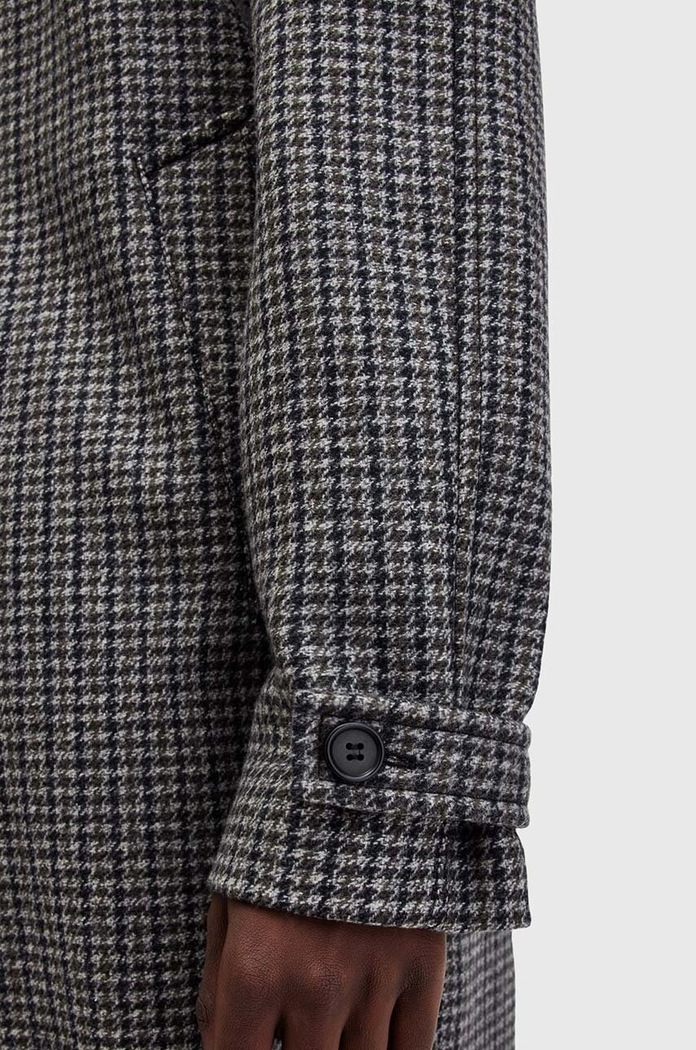Ρούχα Μάλλινο παλτό AllSaints GOODMAN M017OB γκρί