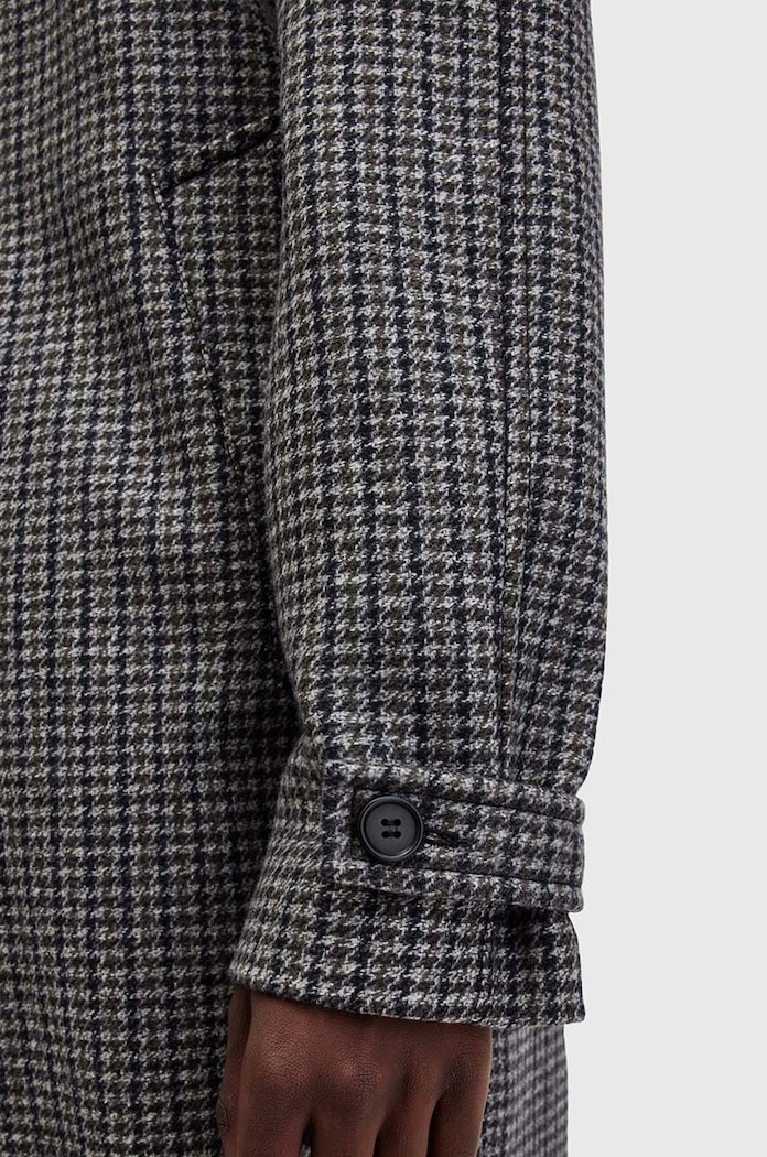 Ρούχα Μάλλινο παλτό AllSaints GOODMAN M017OB γκρί