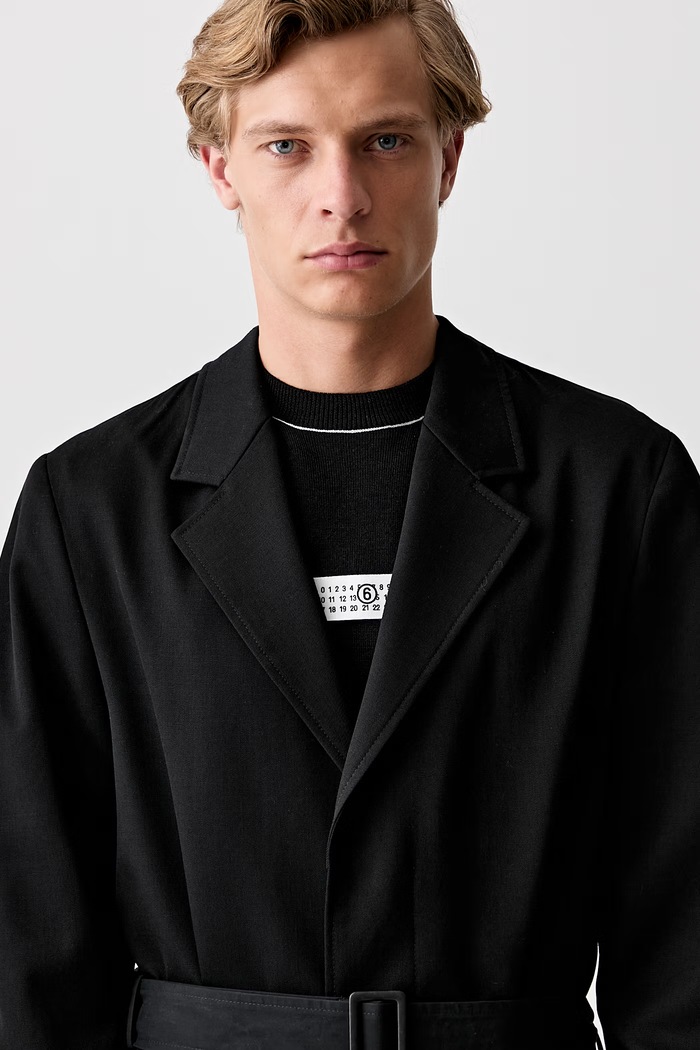 Kabát MM6 Maison Margiela černá SH0AA0009