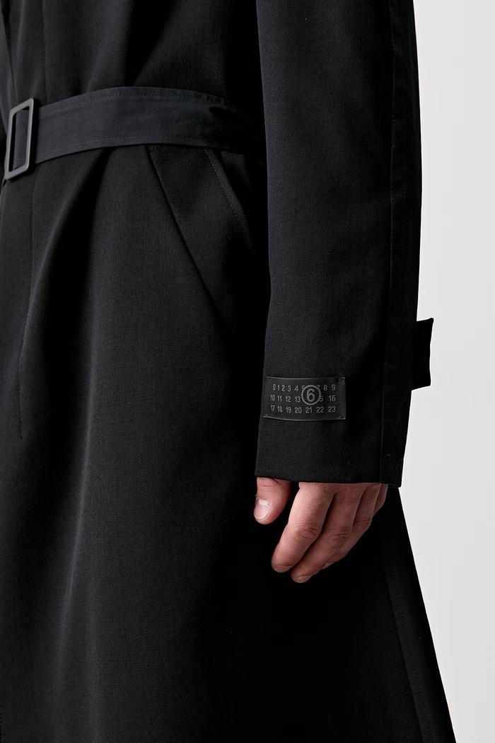 Палто MM6 Maison Margiela SH0AA0009 черен