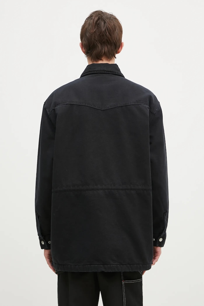 Одежда Джинсовая куртка Carhartt WIP OG Santa Fe I034314.00E4O чёрный