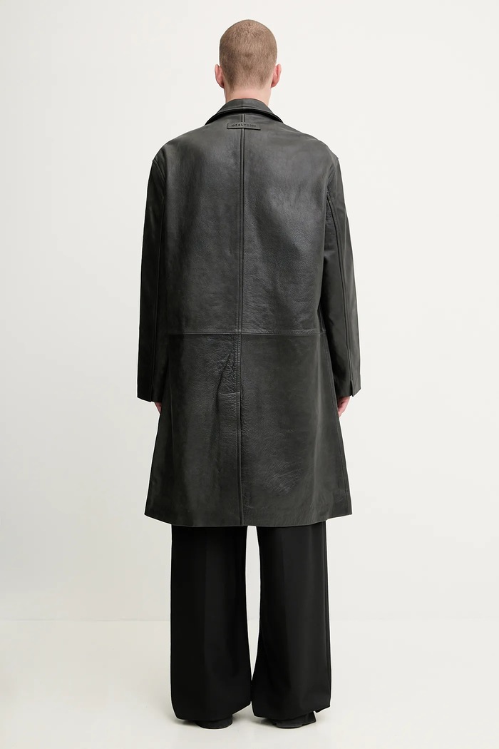 Одежда Кожаный плащ 1017 ALYX 9SM Vintage leather AAMOU0547LE01 чёрный