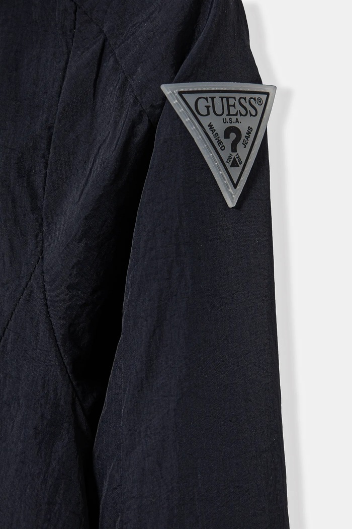 Dětská bunda Guess námořnická modř L5RL13.WF6Z0.PPYA