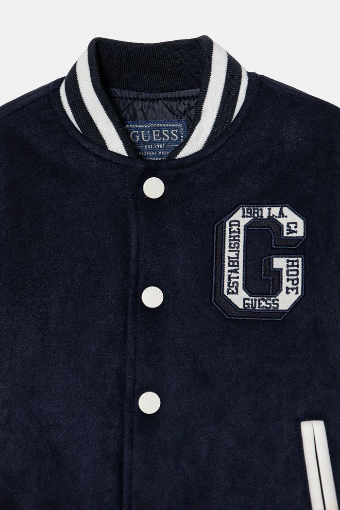 Chłopiec Guess kurtka bomber dziecięca N5RL07.WG970.PPYA granatowy