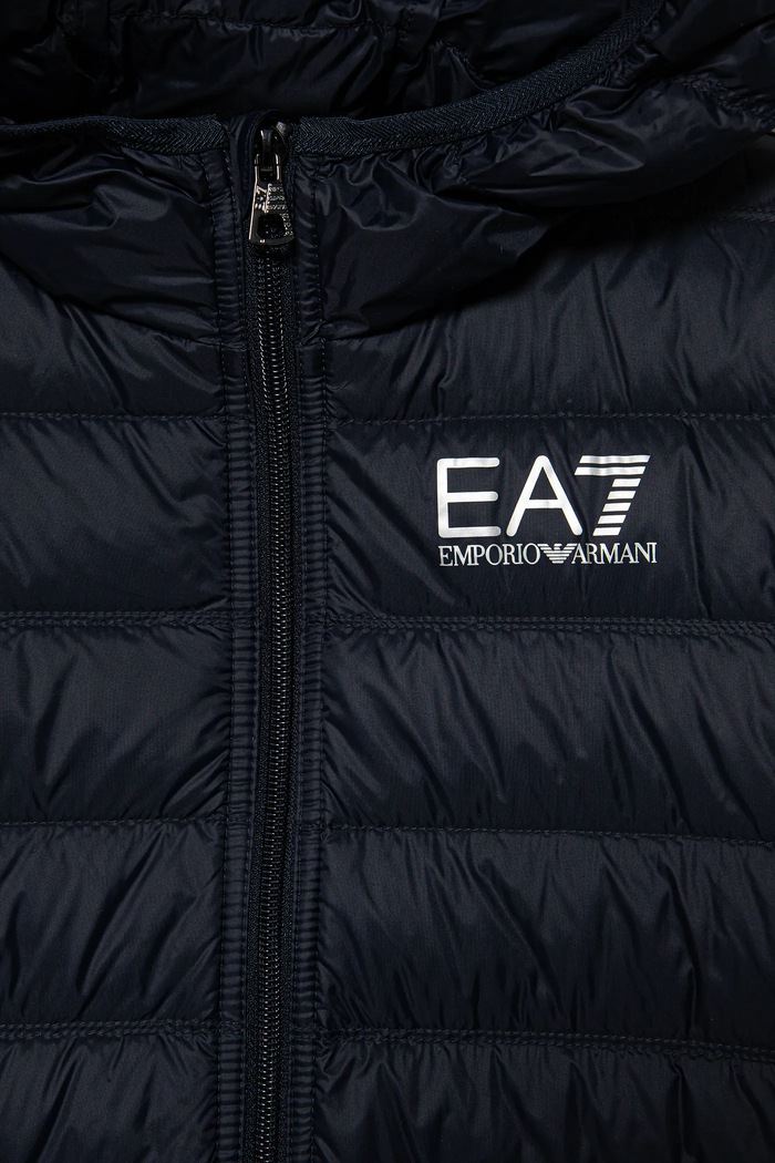 Băieți EA7 Emporio Armani Geacă de puf pentru copii 7B000035.AF12477 bleumarin