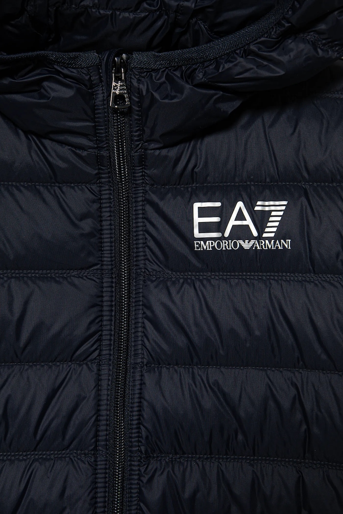 Băieți EA7 Emporio Armani Geacă de puf pentru copii 7B000035.AF12477 bleumarin