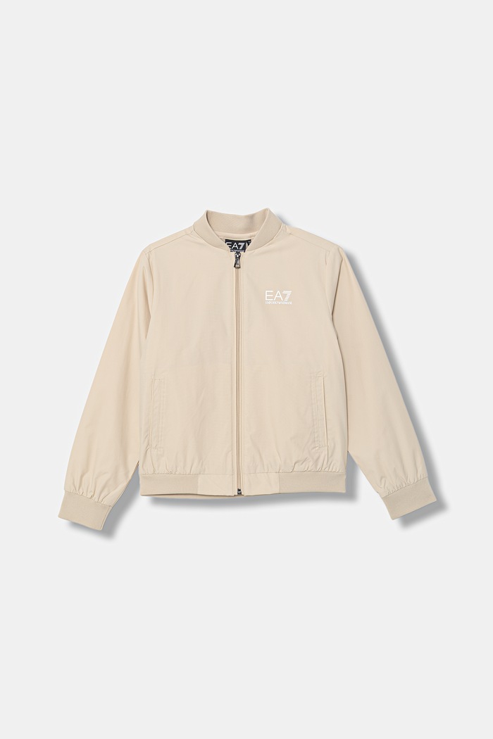 EA7 Emporio Armani bomberka dziecięca beżowy 7B000033.AF12873