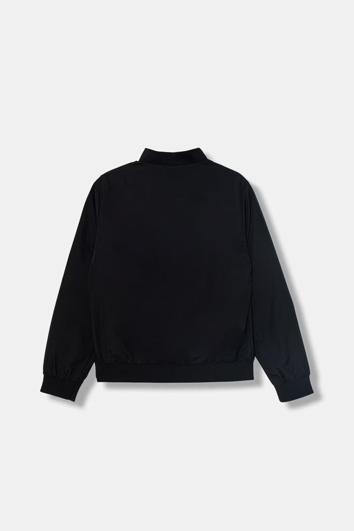 EA7 Emporio Armani geacă bomber pentru copii 7B000033.AF12873 negru SS26
