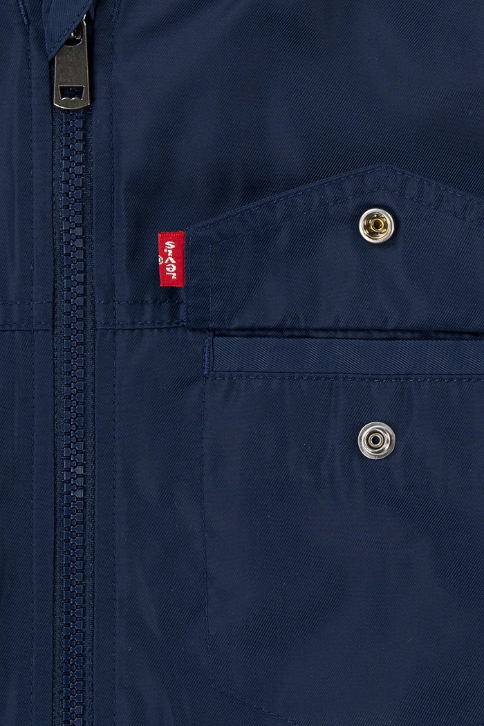 Băieți Levi's Geaca bomber pentru copii MESHED LINED BOMBER 8EM726 bleumarin