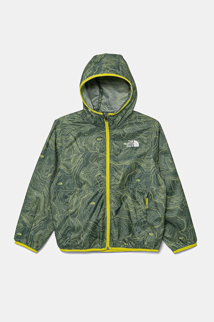 The North Face geacă copii TNF CYCLONE WIND JACKET necaptusit verde NF0A8ANM64T1