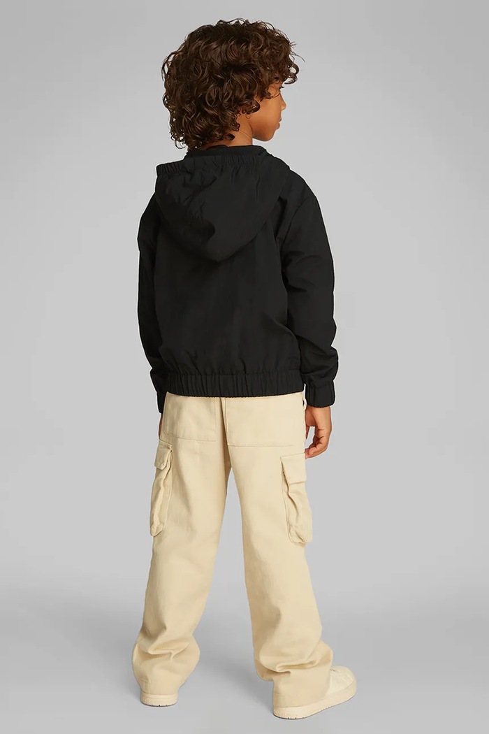 Dětská bunda Calvin Klein Jeans černá IB0IB02500.128.176.PPYA
